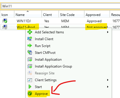 Manually Approve WorkGroup Non-Domain Joined Windows 11 PC