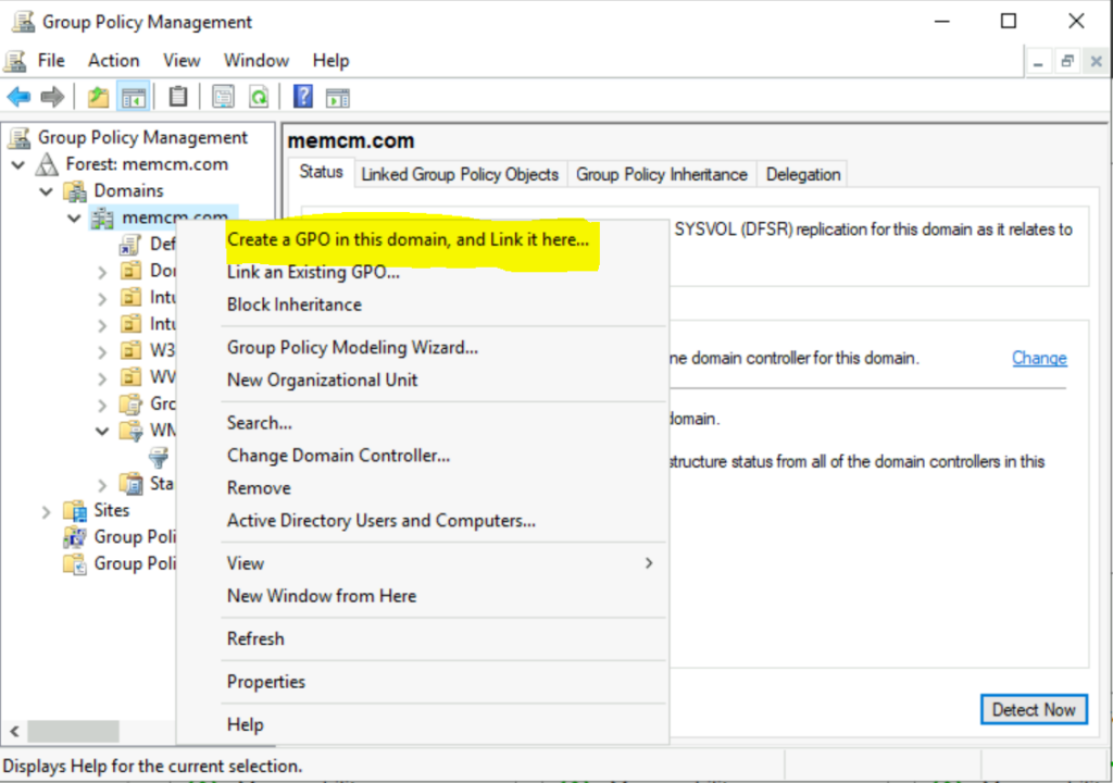 Create Group Policy - Fix Windows Bugs using Known Issue Rollback KIR - Group Policy and WMI Filter