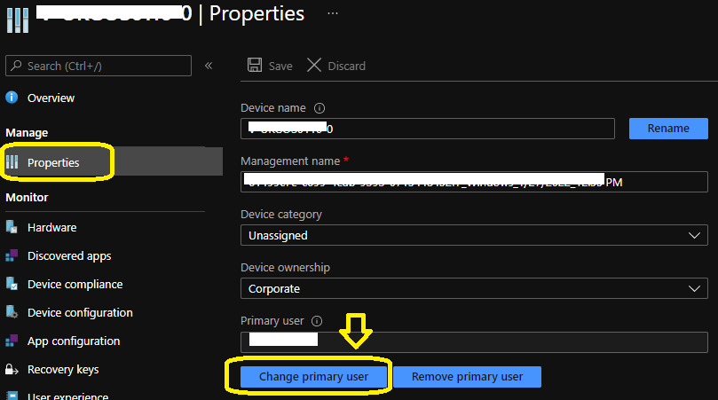 Change Primary User for AVD Personal Virtual Desktop