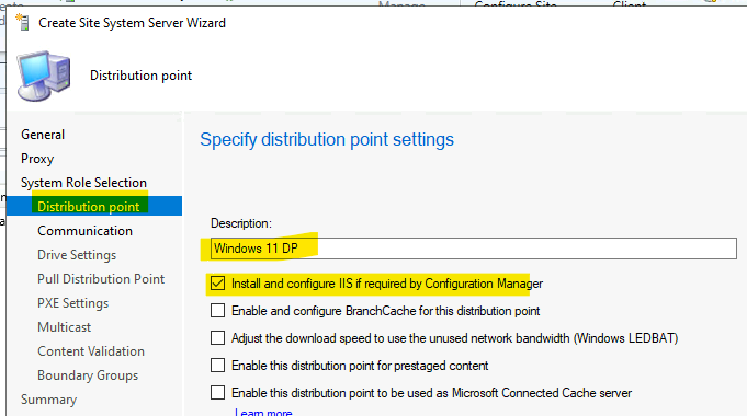 How to Install SCCM DP on Windows 11 | Enable PXE Server and Troubleshooting Tips 10 SCCM Distribution Point Settings for Windows 11 PC