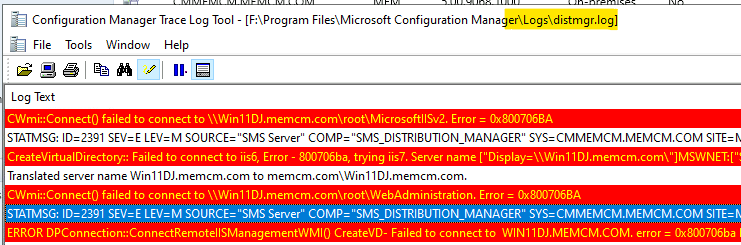 Remote DP Installation Errors and Fix