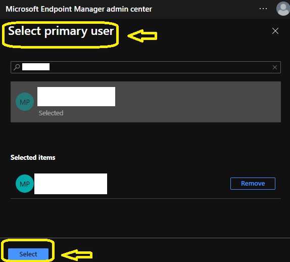 AVD Reassign Unassign a Personal Virtual Desktop Options and Intune Primary User Gotcha 1