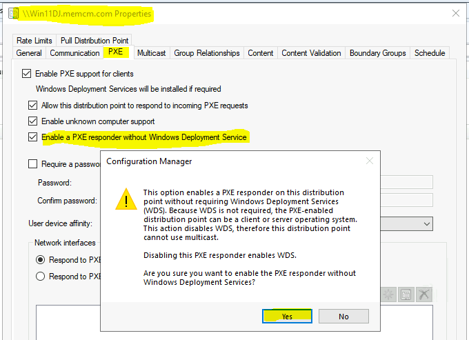 How to Install SCCM DP on Windows 11 | Enable PXE Server and Troubleshooting Tips 24 How to Enable PXE Responder on Windows 11 Distribution Point