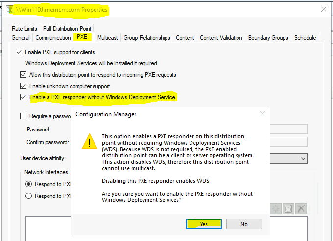 How to Enable PXE Responder on Windows 11 Distribution Point