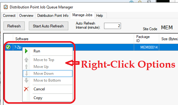 How to Monitor SCCM DP using Job Queue Manager Tool