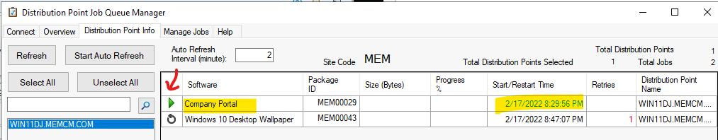 How to Monitor SCCM DP using Job Queue Manager Tool 5 Distribution Point Info Helps to Monitor SCCM DP-How to Monitor SCCM DP using Job Queue Manager Tool