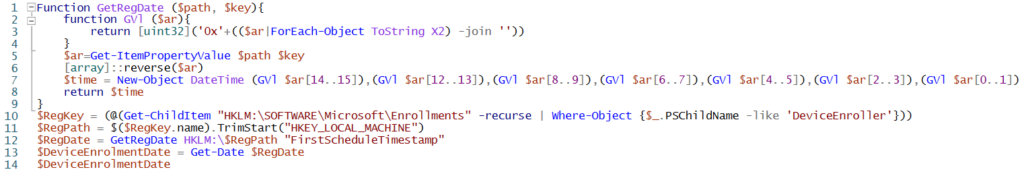 Targeting Intune Win32 apps and PowerShell Scripts based on the Enrollment Date 1