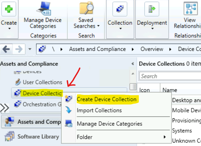 Create SCCM Collection Based on IP Address and Default Gateway