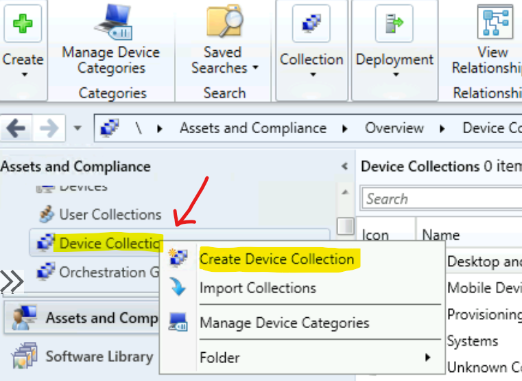 Create SCCM Collection based on Active Directory OU