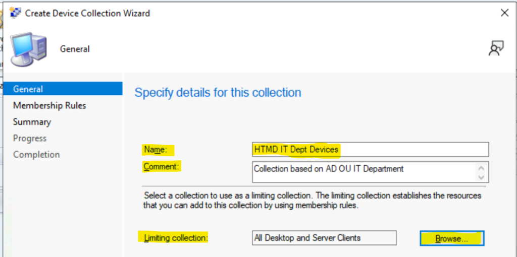 SCCM Collection based on Active Directory OU | The Easy Way 3 Create SCCM Collection based on Active Directory OU