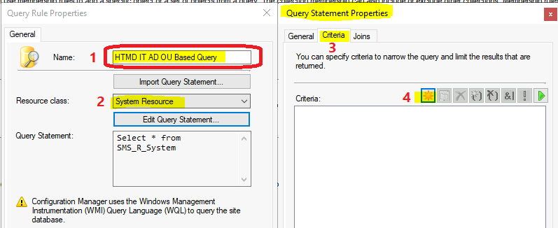 SCCM Collection based on Active Directory OU | The Easy Way 5 Create WQL Query for Active Directory OU Devices