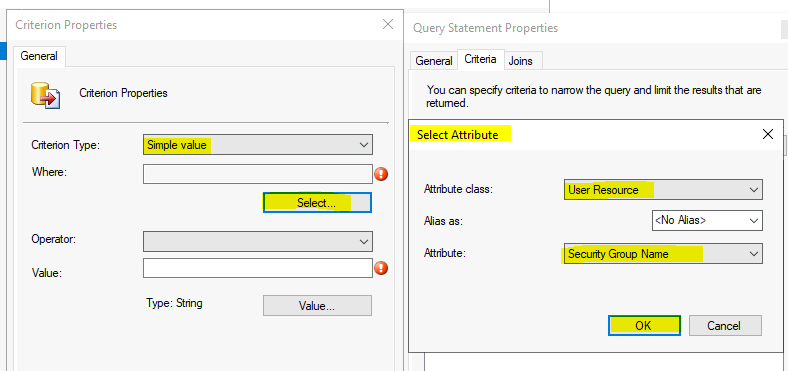 Create Dynamic Membership Query for User Collection Using AD Security Group