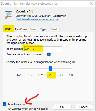 ZoomIt Free Presentation Tool for Windows 7 Zoom Your Screen Option Using ZoomIt Free Presentation Tool for Windows