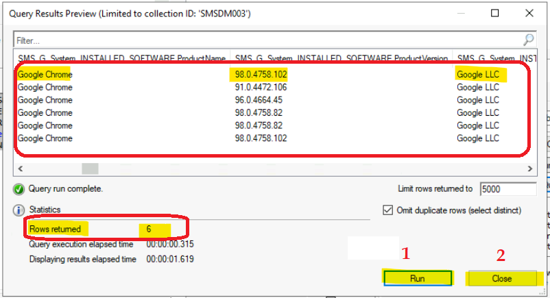 Create WQL Query to find out the Devices with a specific Application Installed