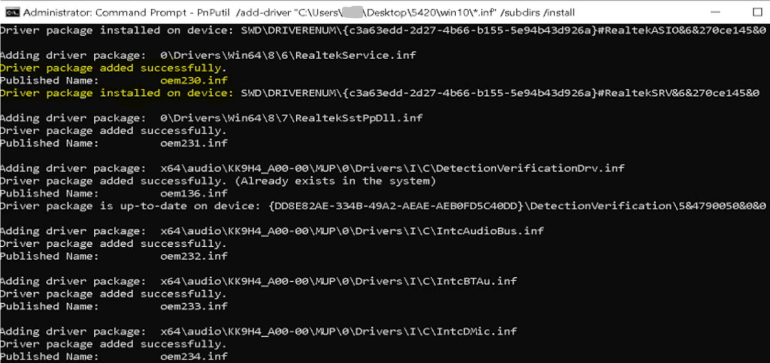 Use PnPUtil Driver Manager Tool To Install Drivers Using Command Prompt ...