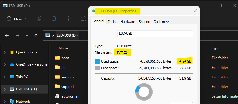 Verify Windows 11 Bootable USB Drive