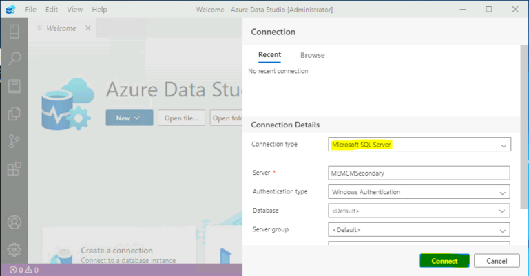 SCCM SQL Data Visualization Using Azure Data Studio And Query Execution ...