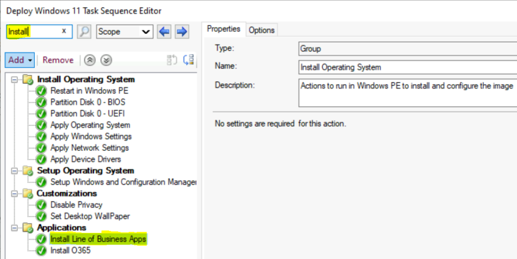 Find SCCM Task Sequence Continue on Error Step