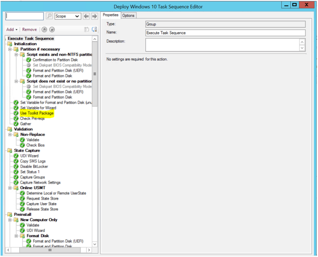 FIX Task Sequence Failed Could not load file or assembly Microsoft.BDD.CM12Actions.dll Issue 7 SCCM Console - Task Sequences > Edit MDT Task Sequence