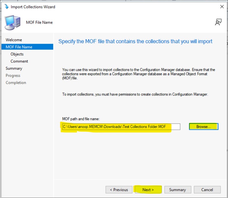 Backup and Restore SCCM Custom Collections 13