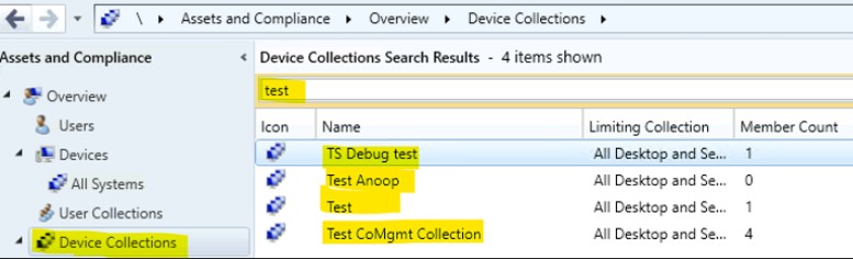 Results - Backup and Restore SCCM Custom Collections