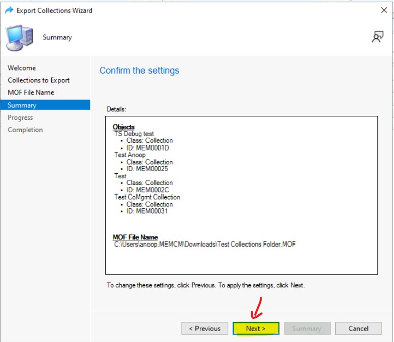 Backup and Restore SCCM Custom Collections 5