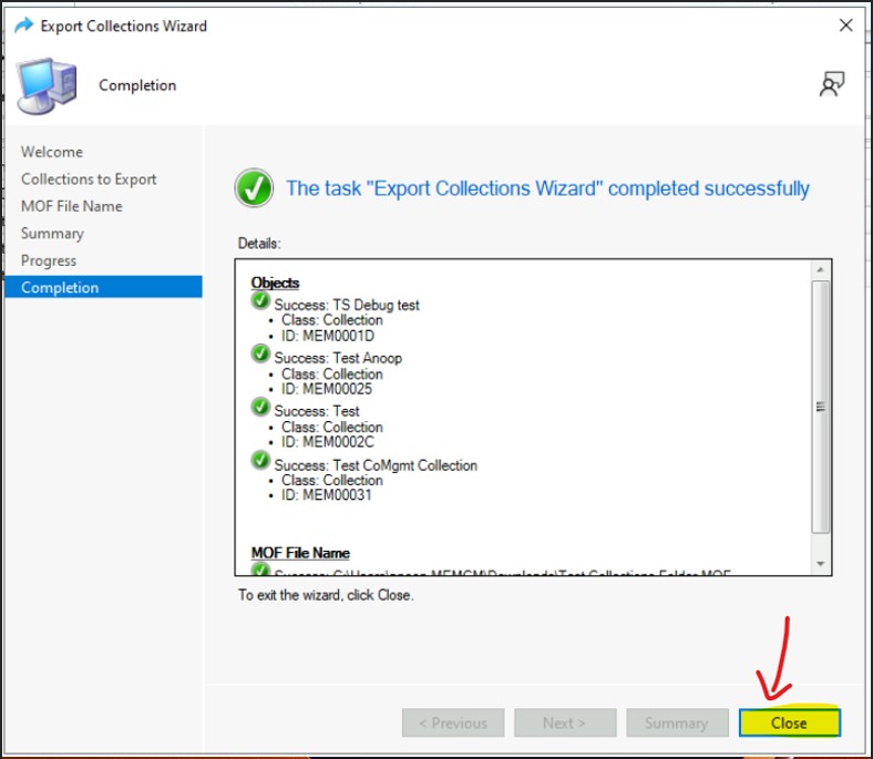 Backup and Restore SCCM Custom Collections 6