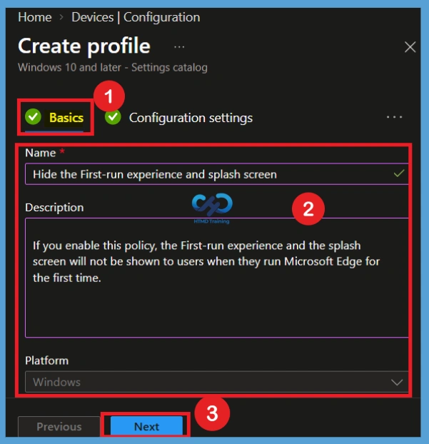 Disable Edge First Run Experience and Splash Screen using Intune for Managed Windows Devices 5 Disable Edge First Run Experience and Splash Screen using Intune for Managed Windows Devices- Fig.4
