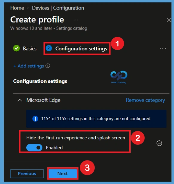 Disable Edge First Run Experience and Splash Screen using Intune for Managed Windows Devices 8 Disable Edge First Run Experience and Splash Screen Using Intune for Managed Windows Devices- Fig.7