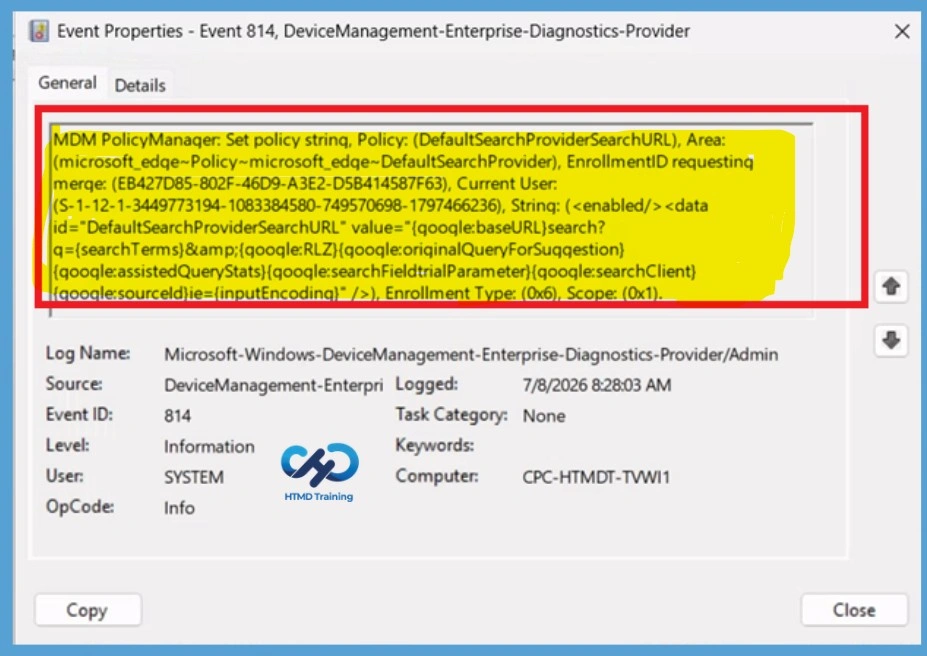 Deploy Microsoft Edge Default Search Engine Policy to Manage Browser Search Settings using Intune Fig. 11