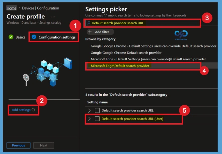 Deploy Microsoft Edge Default Search Engine Policy to Manage Browser Search Settings using Intune 4 Deploy Microsoft Edge Default Search Engine Policy to Manage Browser Search Settings using Intune- Fig.4