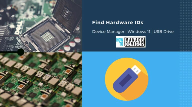 Find USB Drive Hardware ID on Windows 11 using Device Manager