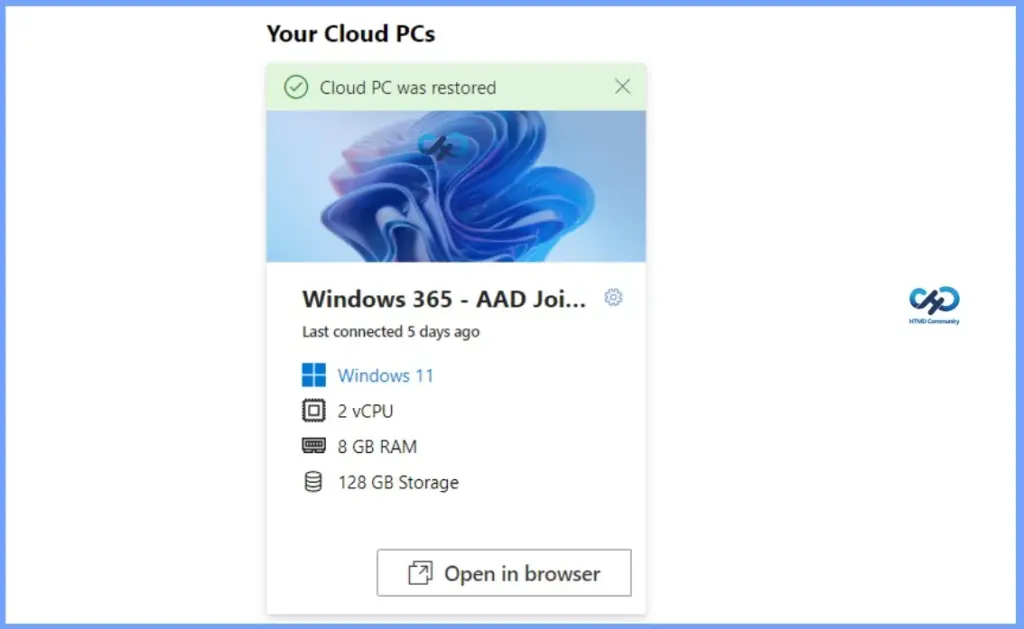 How to Backup and Restore Windows 365 Cloud PC 10 How to Backup and Restore Windows 365 Cloud PC - Fig.9