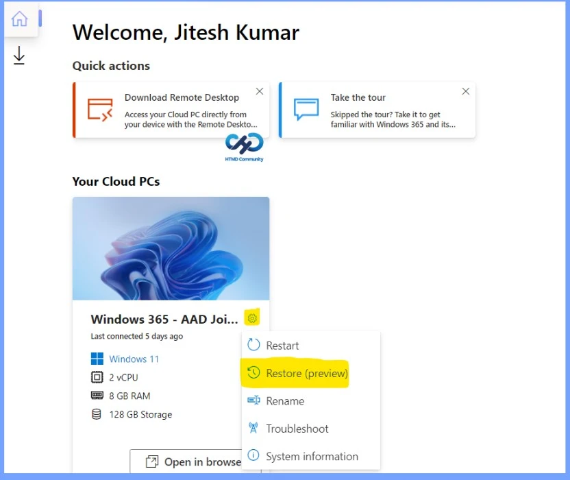 How to Backup and Restore Windows 365 Cloud PC 15 How to Backup and Restore Windows 365 Cloud PC - Fig.14