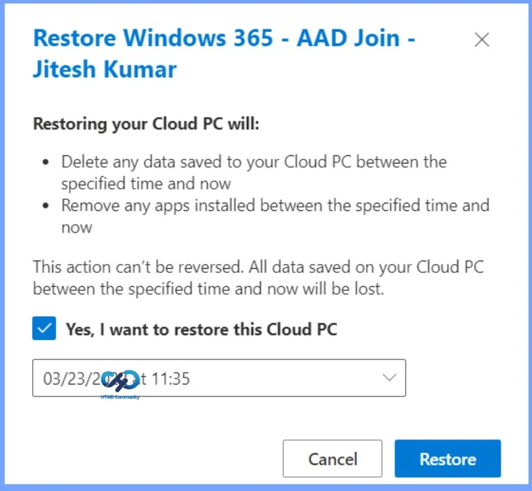 How to Backup and Restore Windows 365 Cloud PC 17 How to Backup and Restore Windows 365 Cloud PC - Fig.16