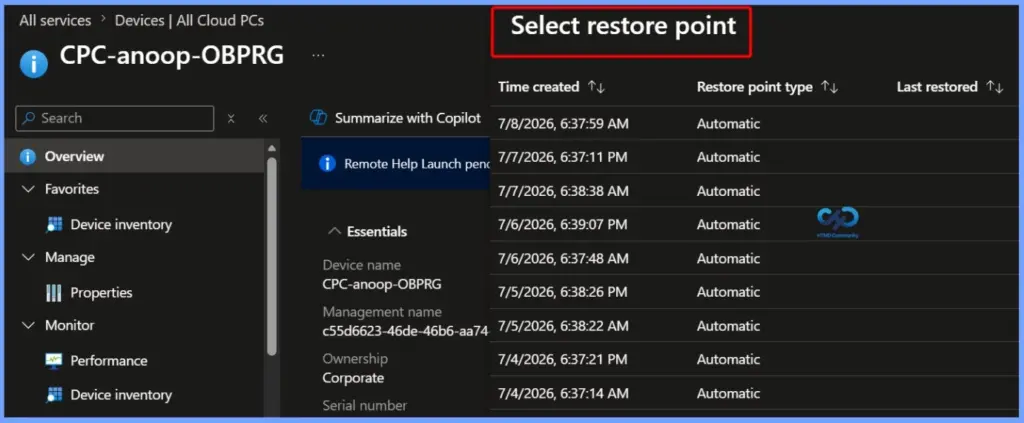 How to Backup and Restore Windows 365 Cloud PC 8 How to Backup and Restore Windows 365 Cloud PC - Fig.7