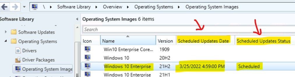 How to Check Status of Offline Servicing of WIM File from SCCM Console