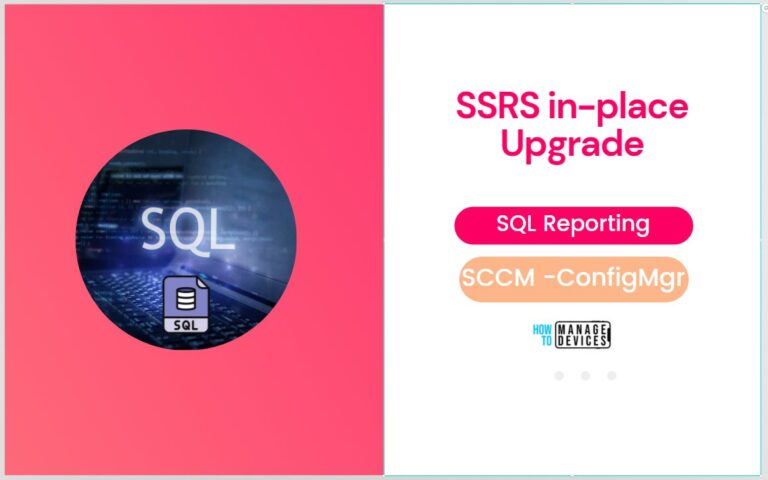 In-place Upgrade SSRS SQL Server Reporting Services to 2019 for SCCM Reports