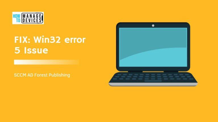 Insufficient Access Rights Issue with SCCM AD Forest Publishing