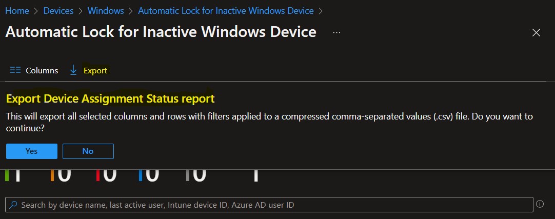Intune Policy Device Assignment Status Report HTMD Blog