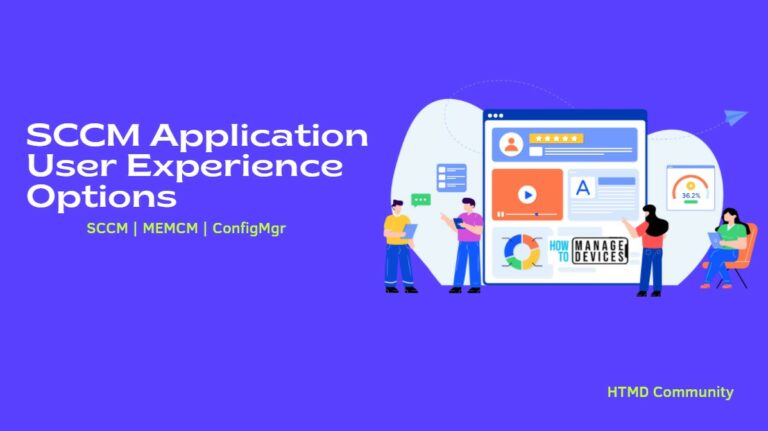 SCCM Application User Experience Options Deployment Type