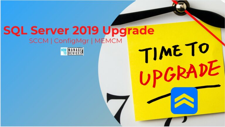 SQL Server 2019 Upgrade for SCCM Secondary Server