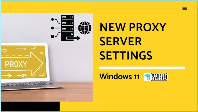 Windows 11 Proxy Server Settings How to Configure Proxy Settings in Windows 11