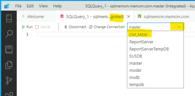 Build SQL Query Design with Azure Data Studio