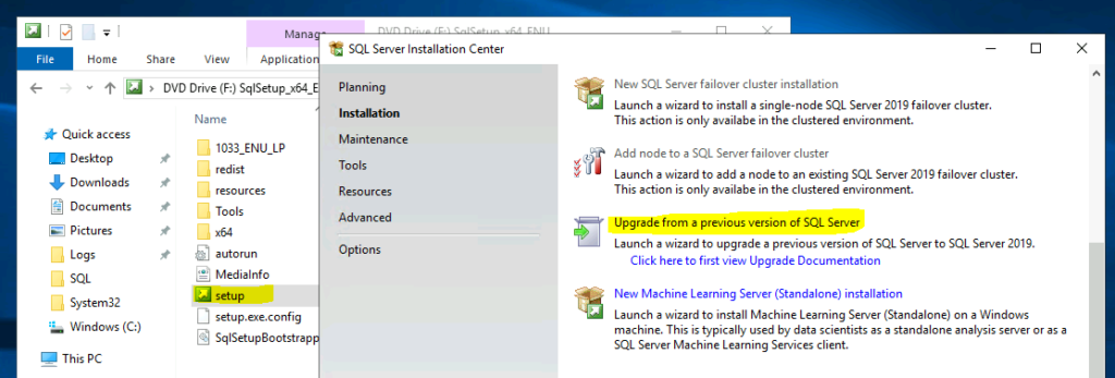 SQL Server 2019 Upgrade for SCCM Secondary Server