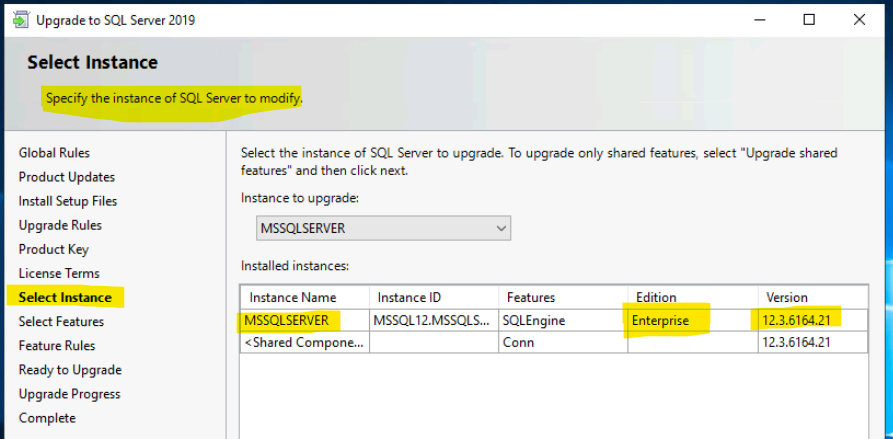 SQL Server 2019 Upgrade for SCCM Secondary Server