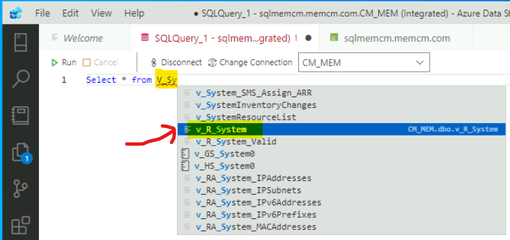 Edit SQL Query with Azure Data Studio