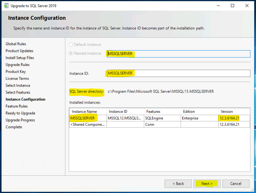 SQL Server 2019 Upgrade for SCCM Secondary Server