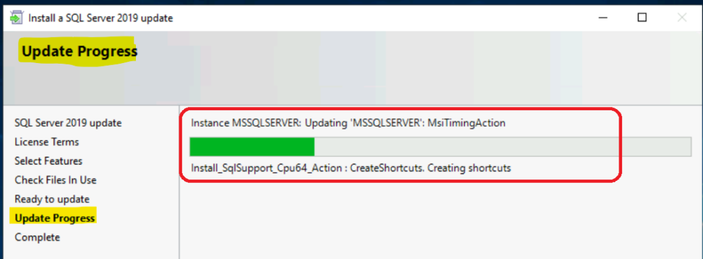 Install SQL Server 2019 CU15