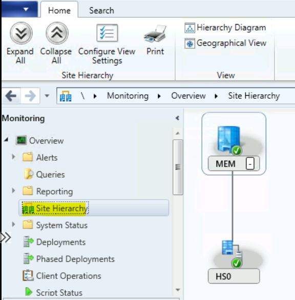 Validation on SCCM Primary Site Side